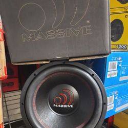 New!! Massive Audio GTX  10" & 12" Subwoofer