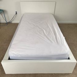 IKEA Twin Bed Frame /twin Mattress (like New)