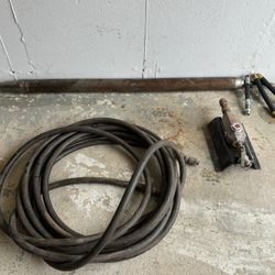 3 Inch Vermeer Missile With 50 Foot Hose, Controller And 3 Extra Tail Whips