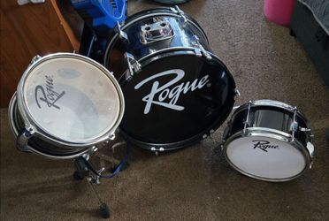 Rogue Drum Kit 3-Piece Black