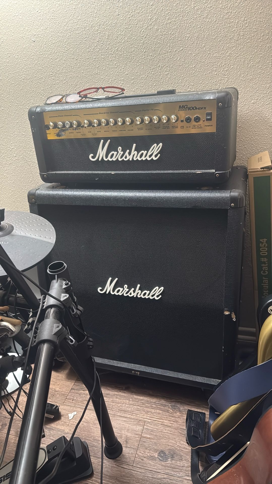 Marshall Amp And Cabinet