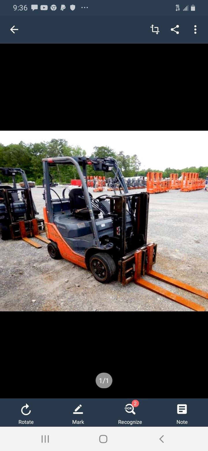 2013 Toyota Forklift