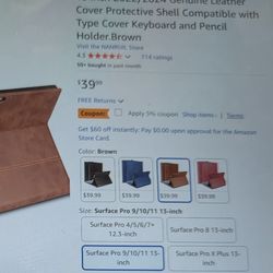 Case for Microsoft surface pro