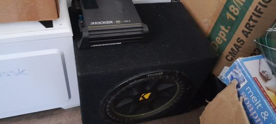 Kicker Subwoofer And Amp Set