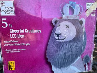 Christmas led lion