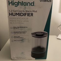 Highland Humidifier 1.2 Gallon Warm And Cool Mist