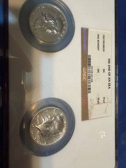 Graded silver coins