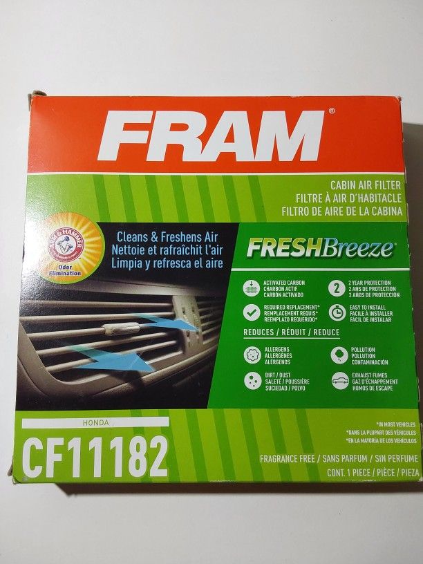 CF11182 Cabin Air Filter With Arm & Hammer Baking Soda For Honda And Acura Models (12)