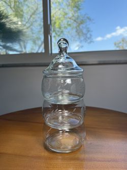 Beautiful Vintage Glass Appetizer Set – 4-Piece