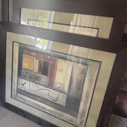 3 Framed Pictures