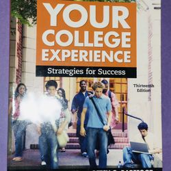 Your College Experience : Strategies For Success 13th Edition