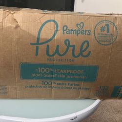 2- Boxes Of Pampers Size 5 Diapers