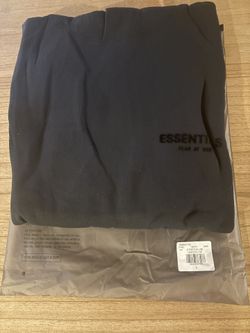 Essentials Fear Of God Hoodie - Stretch Limo Black - Sz Large 