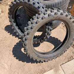 110/100/18 Dunlop Geomax AT Dirt bike Tires $50