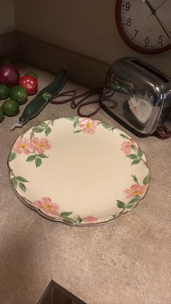Franciscan Desert Rose platter