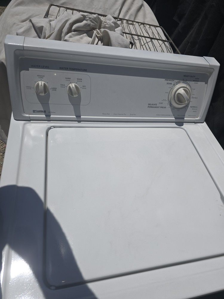 Kenmore Washer Super Capacity And Heavy Duty Works Excellent