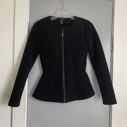 New Forever 21 Small Vest Black Glitter Dress