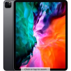 Apple - 12.9-Inch iPad Pro (4th Generation) with Wi-Fi - 256GB - Space Gray Model:MXAT2LL/A. Like new, bestbuy certified. Grade A+ item.
