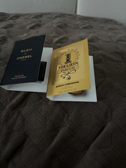 Blue de Chanel sample,Paca rabanne 1 million parfam sample