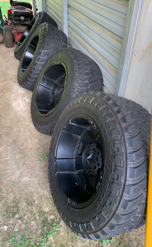 35x12.50x20 XD series tires and wheels 8x6.5 lug pattern, tires will