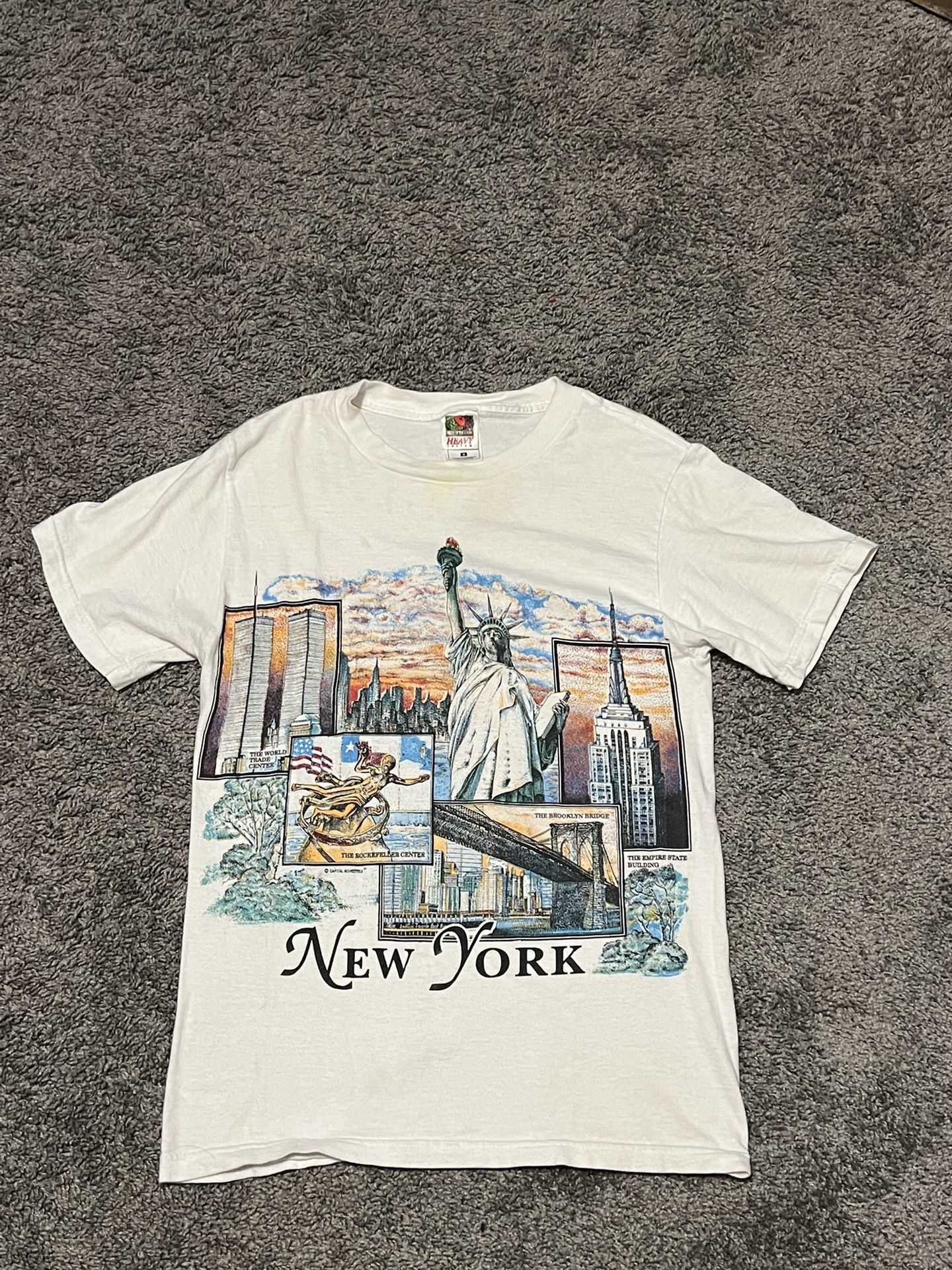 1997 Vintage New York Hanes Tag T Shirt size Small