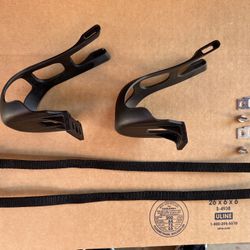 Wellgo Bike Pedal Toe Clips Cages & Straps
