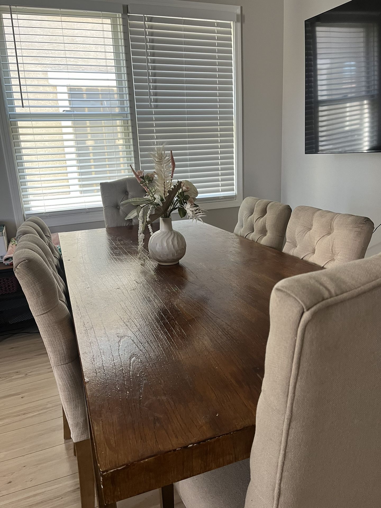 Dining Room Table and Chairs