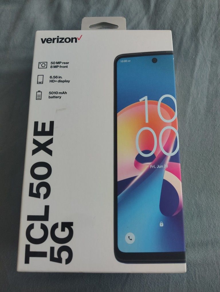 VERIZON TCL 50 XE 5G Dark Blue Smartphone Android 6.56" HD Display 128 GB