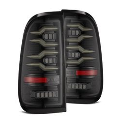 99-16 Ford F250 F350 F450 Super Duty / 97-03 F150 LUXX-Series LED Tail Lights Alpha-Black