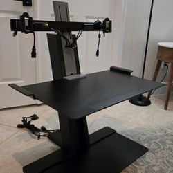 Humanscale Quickstand Eco Dual Monitor Black 
