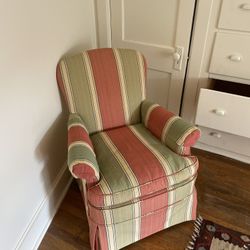 Antique Down Filled Occasional Chair