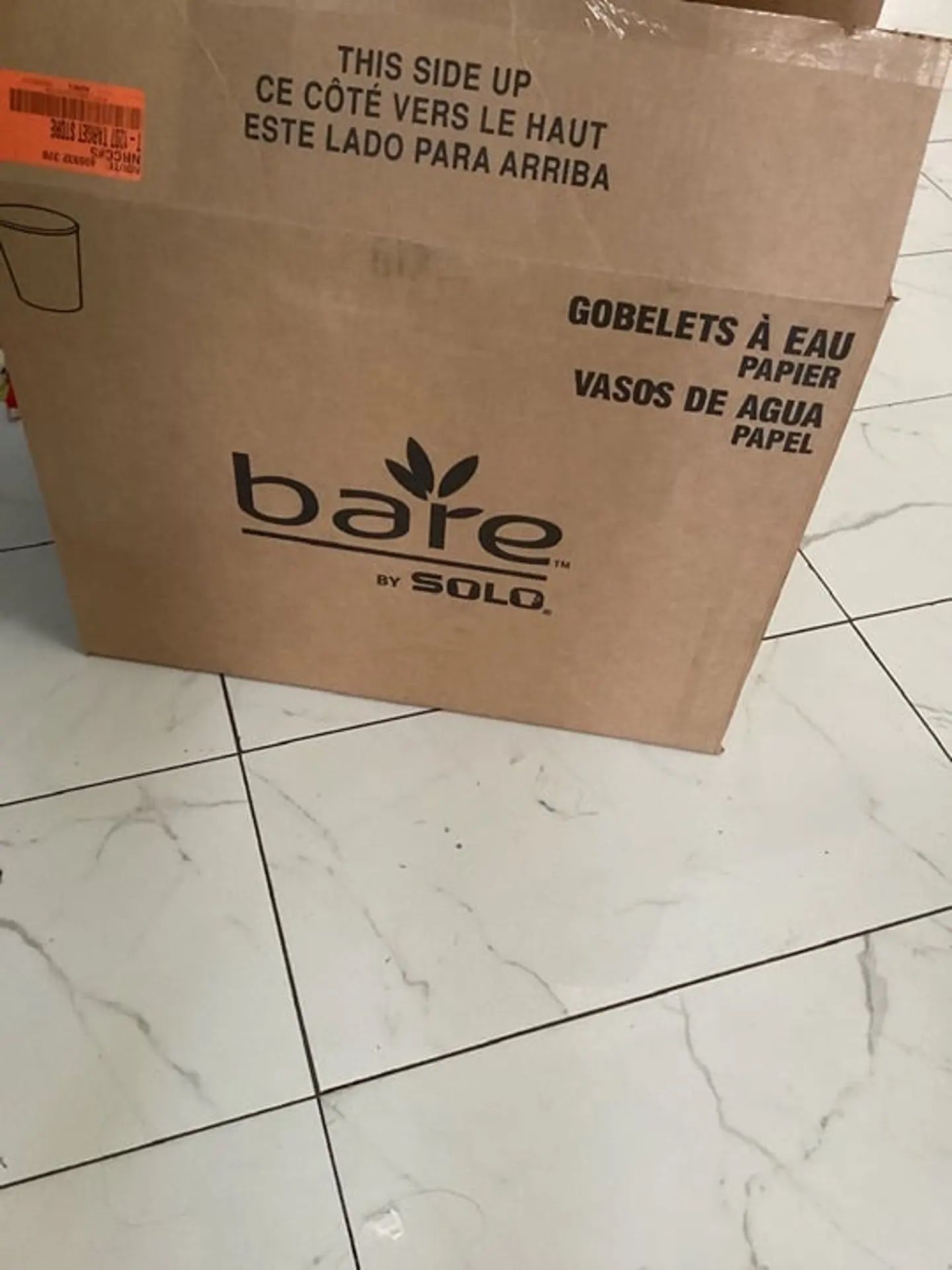 SOLO 44 CUPS White Paper Water Cups 3oz 50/100 Ct Bag Carton