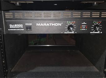Marathon amp and Jbl speaker