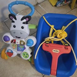 Baby swing and toy
