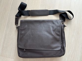 Two Leather Messenger Bags