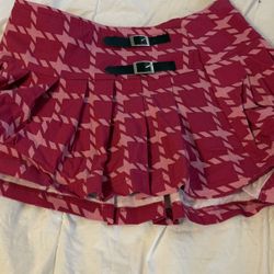 Mini Pink Skort Skirt