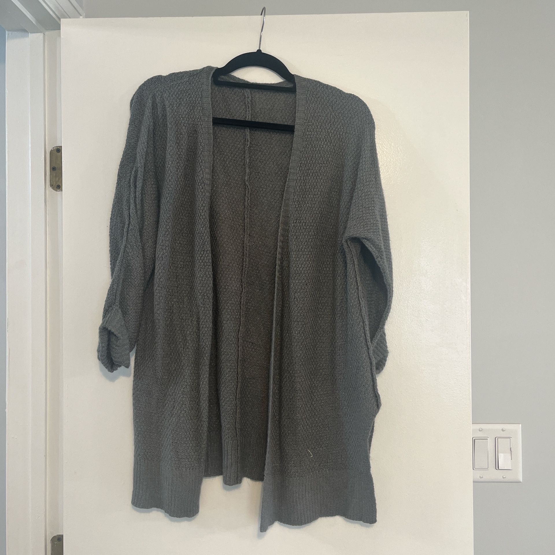 Ladies Gray Cardigan
