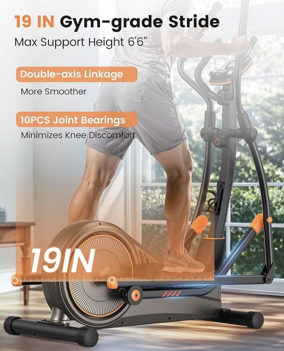 Niceday Elliptical Exercise Machine, Elliptical Machine for Home