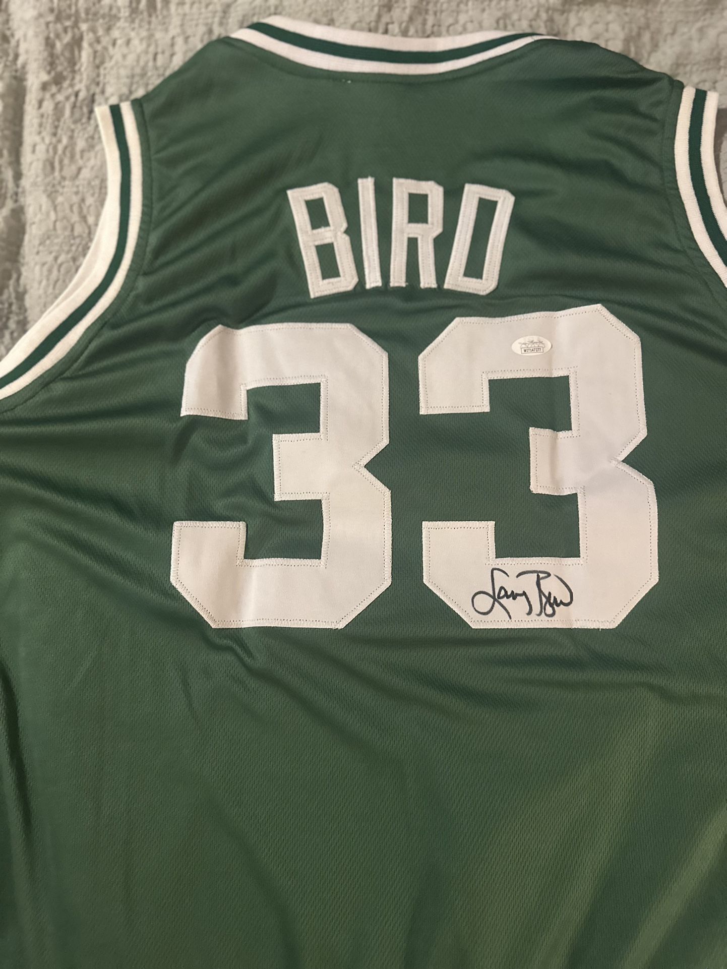 Larry Bird Signed Jersey JSA Cert