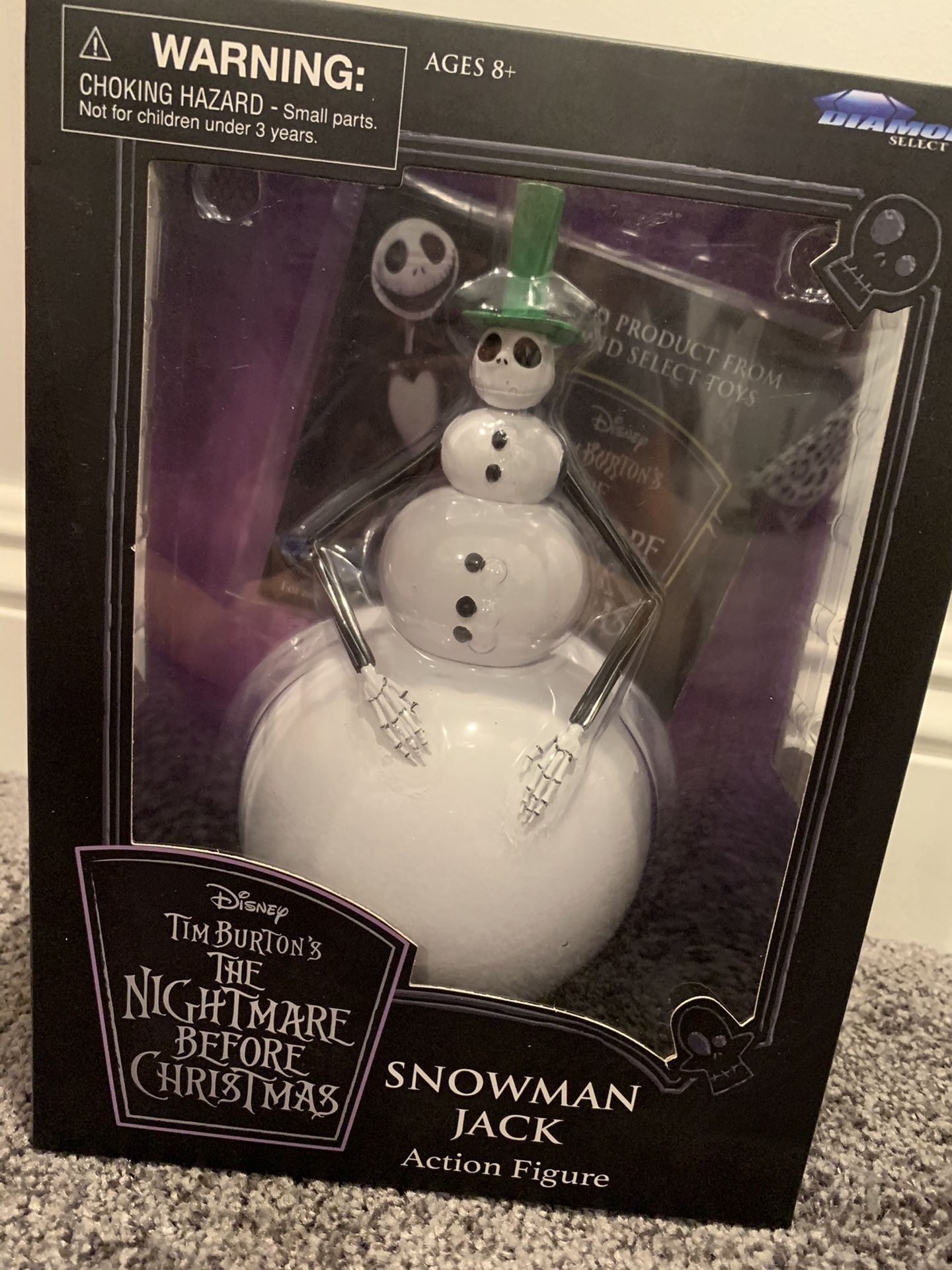 Disney’s nightmare Before Christmas snowman Jack action figure