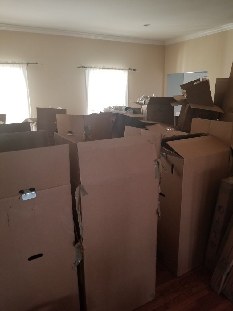 Professional moving boxes AND paper