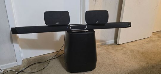 Soundbae Polk Audio Magnifi Max Soundbar Wireless Subwoofer Sr1 Surround Speaker Set