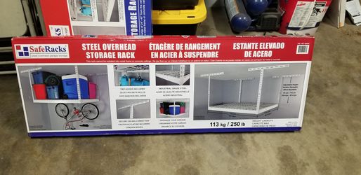 Overhead storage rack