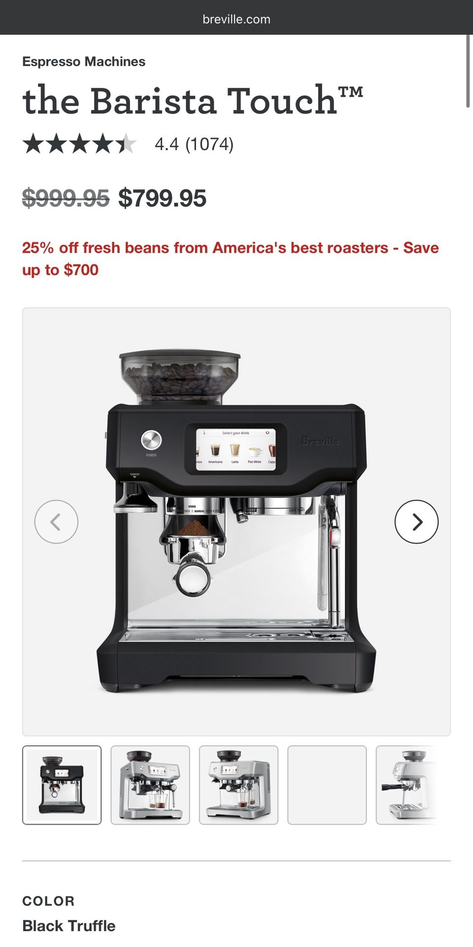 Breville Touch Espresso