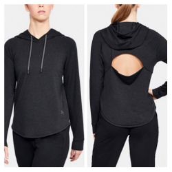 UNDER ARMOUR Featherweight Fleece Oversize Hoodie Womens Small