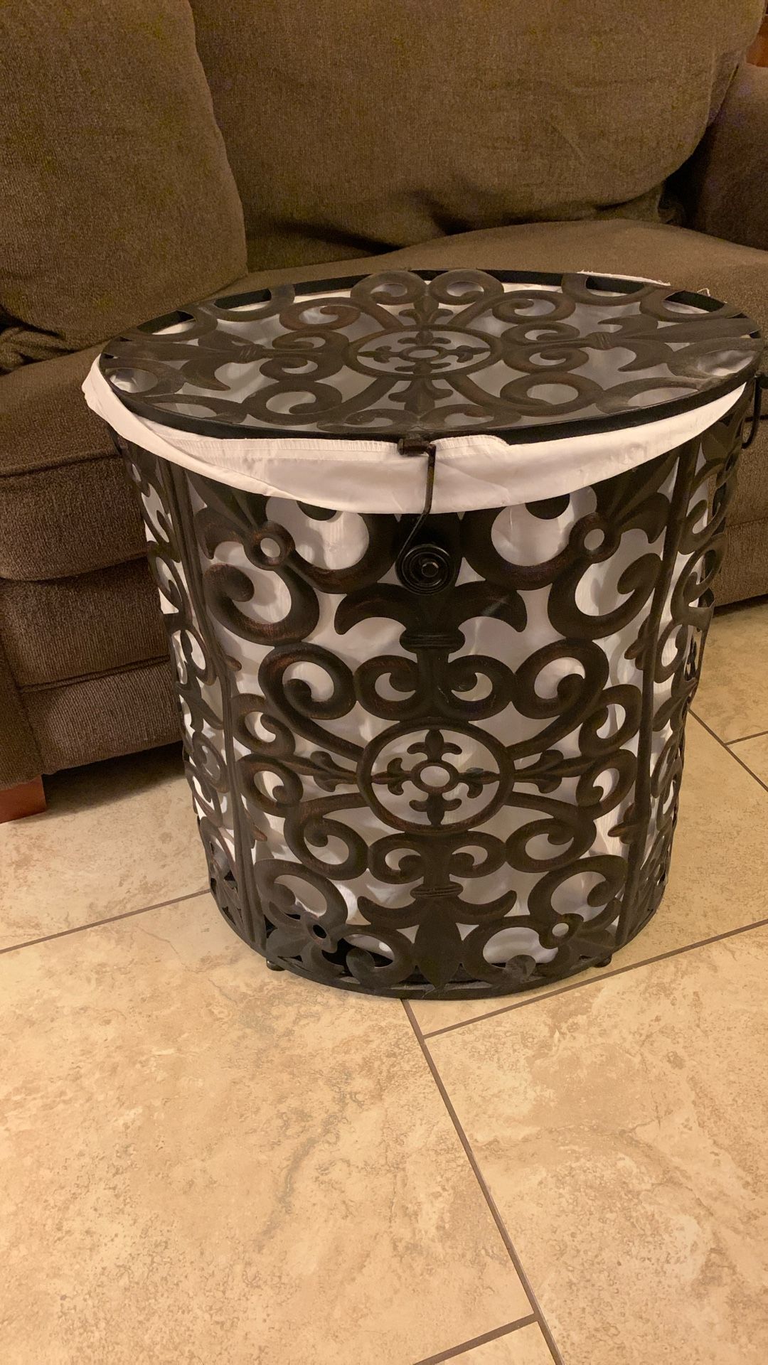 Household General Big Metal Hamper Storage Container