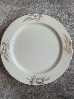 Lifetime China Plates - Prairie Gold Pattern (3 qty) - price for all 3