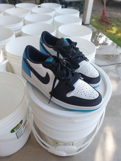 AIR JORDAN 1 RETRO LOW OG 10.5 DARK DK POWDER BLUE CZ0790 104 LASER UNC NAVY SE