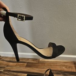 Black Strappy Heels