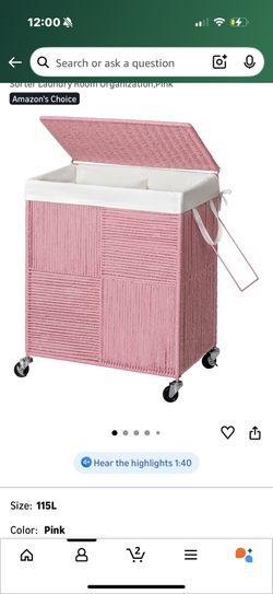 Hot Pink Hamper Brand New
